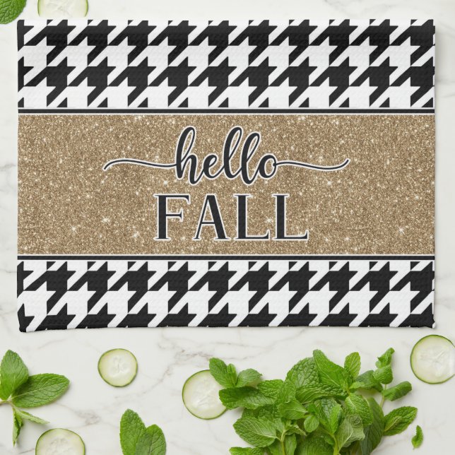 Paño De Cocina Hello Fall (Doblado)