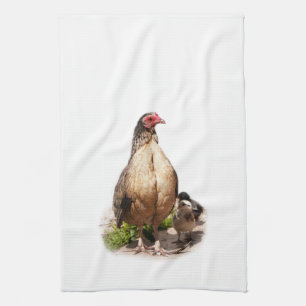 Paño De Cocina Hen y pollitos para bebés