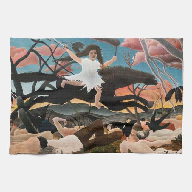 Paño De Cocina Henri Rousseau - La guerra (Horizontal)