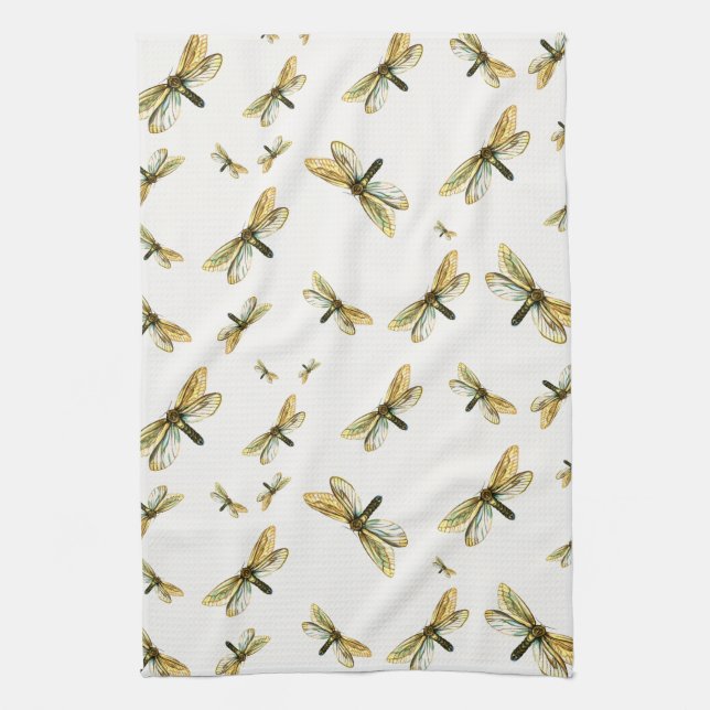 Paño De Cocina Hepialus humuli hembra - Ghost Moth o Ghost Swift (Vertical)