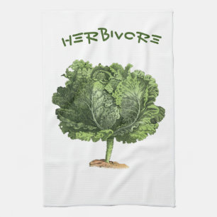 Paño De Cocina Herbivore Kale Vegan Vegetarian