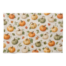 Herbstküche – Kochschürze mit Kürbissen und Herbst