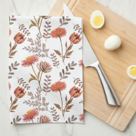 Paño De Cocina Herbstliches Blütenmosaik
