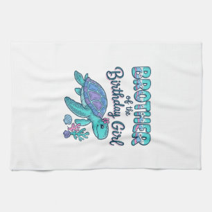 Paño De Cocina Hermano de la Camiseta de Tortuga Marina de la Cum