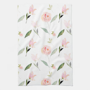 Paño De Cocina Hermosa acuarela floral