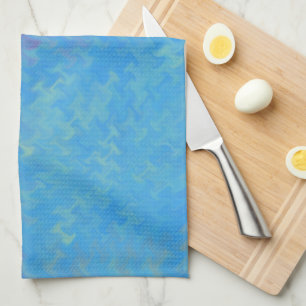 Paño De Cocina Hermosa mirada de papel azul