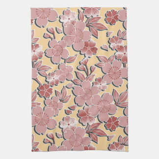 Paño De Cocina Hermosas flores de cerezo