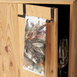 Paño De Cocina Hermoso Caballo Boho