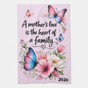 Paño De Cocina Hermoso Día de la Madre Amor de Madre
