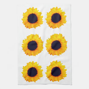 Paño De Cocina Hermoso Naranja Sunflowers Black Yellow 4Nina