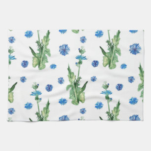 Paño De Cocina Hermoso patrón de flores acuáticas