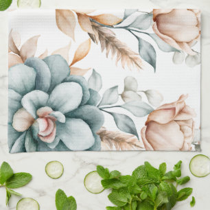 Paño De Cocina Hermoso patrón floral sin costuras con cosecha
