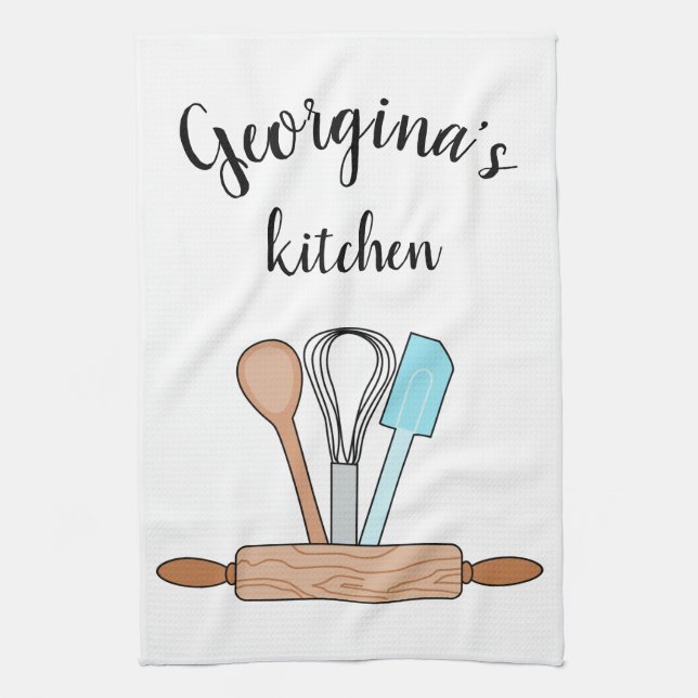 Paño De Cocina Herramientas personalizadas para panaderos (Vertical)