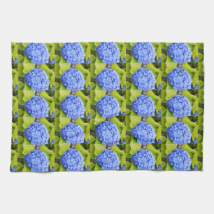 Paño De Cocina Hidrangea azul