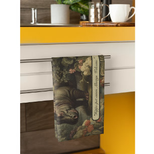 Paño De Cocina Hipo botánico ventilado, personalizable