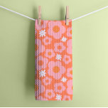 Paño De Cocina Hippie Coral Flower Power<br><div class="desc">Lleve el espíritu de los años 60 a su cocina con esta toalla de cocina de flores retro adorable en encantadores tonos de coral. Esta cocina es esencial, con un original patrón de flores que canaliza la icónica era de la flor, añadiendo un toque de encanto retro a su espacio...</div>