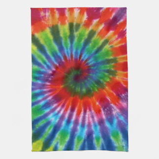 Paño De Cocina Hippy Tie Dye 60 Retro Colorful Boho