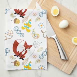 Paño De Cocina Hipster Forest Fox Baby Nursery