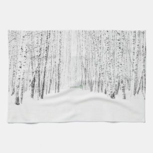Paño De Cocina Historia de los Navidades blancos
