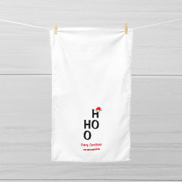 Paño De Cocina Ho Ho Ho: Feliz Navidad