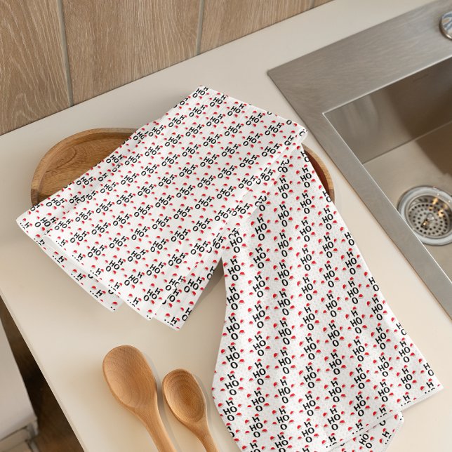 Paño De Cocina Ho Ho Ho Ho: Feliz Navidad (Subido por el creador)