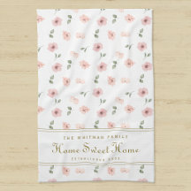 Hogar Dulce Hogar De Floral Elegante Familia Cocin