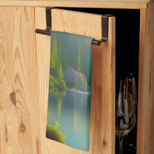 Paño De Cocina Hogar dulce hogar en el bosque