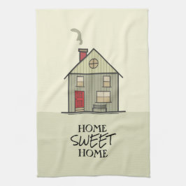 Paño De Cocina Hogar Dulce Hogar Frase Casa Bonita