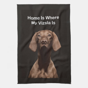 Paño De Cocina Hogar Es Donde Está Mi Vizsla