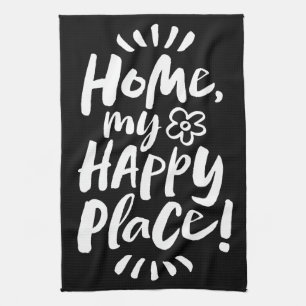 Paño De Cocina ¡HOGAR, mi lugar feliz! Homebody - Letter