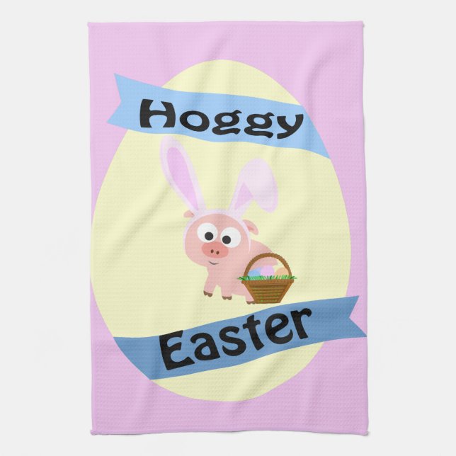 Paño De Cocina ¡Hoggy Pascua! (Vertical)