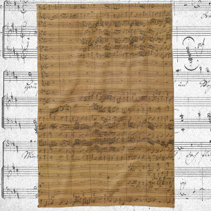 Paño De Cocina Hoja de época de Johann Sebastian Bach