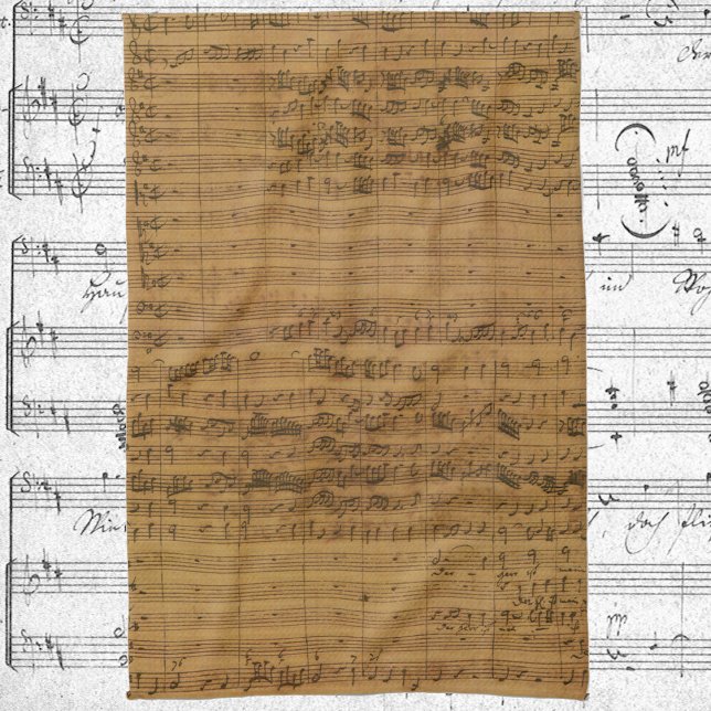 Paño De Cocina Hoja de época de Johann Sebastian Bach (Subido por el creador)
