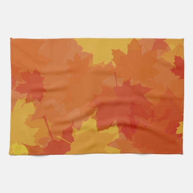 Paño De Cocina Hojas de otoño (Horizontal)