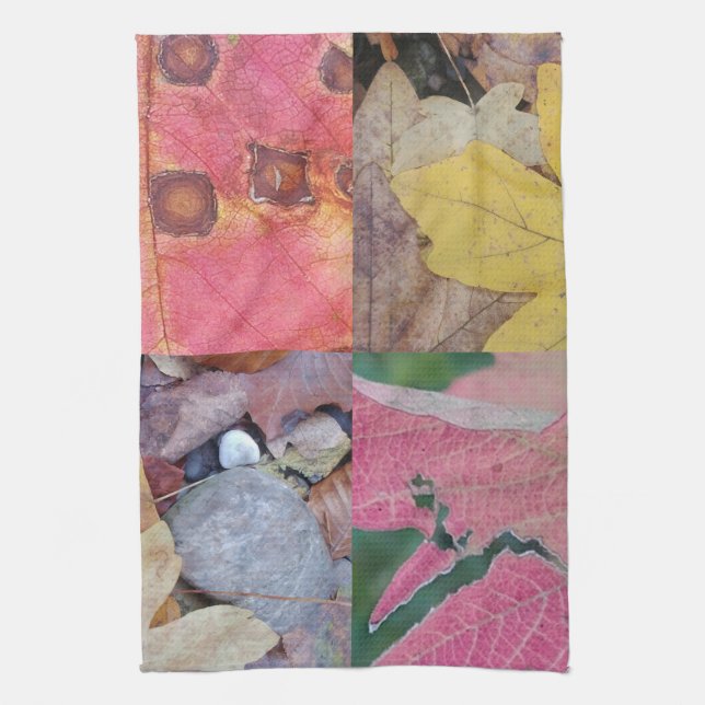 Paño De Cocina Hojas de otoño (Vertical)