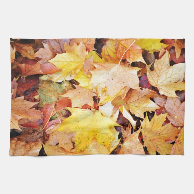 Paño De Cocina Hojas de otoño (Horizontal)