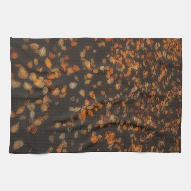 Paño De Cocina hojas de otoño (Horizontal)