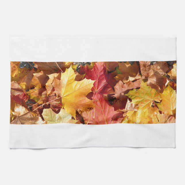 Paño De Cocina Hojas de otoño - ¡Asombroso! (Horizontal)