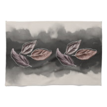 Hojas de otoño modernistas de mediados de siglo