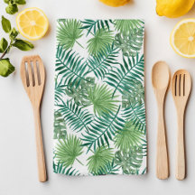 Hojas de palma botánicas exóticas de verano tropic