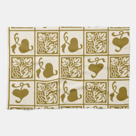 Paño De Cocina Hojas de vid de cosecha