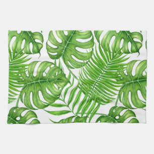 Paño De Cocina Hojas tropicales