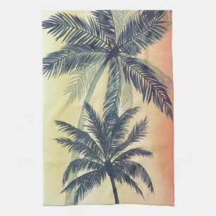 Paño De Cocina Hojas tropicales de palma