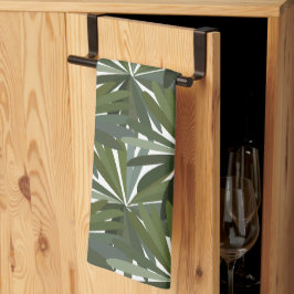 Paño De Cocina Hojas verdes de Lupine