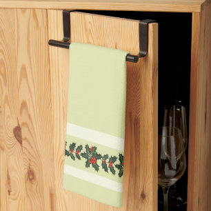 Paño De Cocina Holly para Navidades