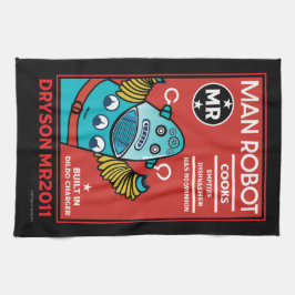 Paño De Cocina Hombre Robot El Hombre Perfecto