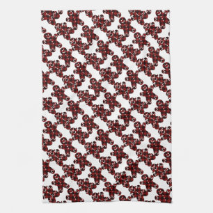 Paño De Cocina Hombre y mujer con pan de jengibre