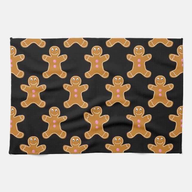 Paño De Cocina Hombres de pan de jengibre (Horizontal)