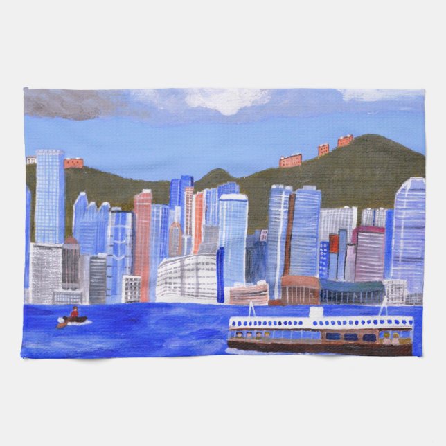 Paño De Cocina Hong Kong (Horizontal)