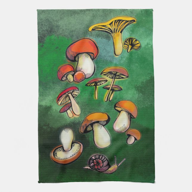 Paño De Cocina Hongos (Vertical)